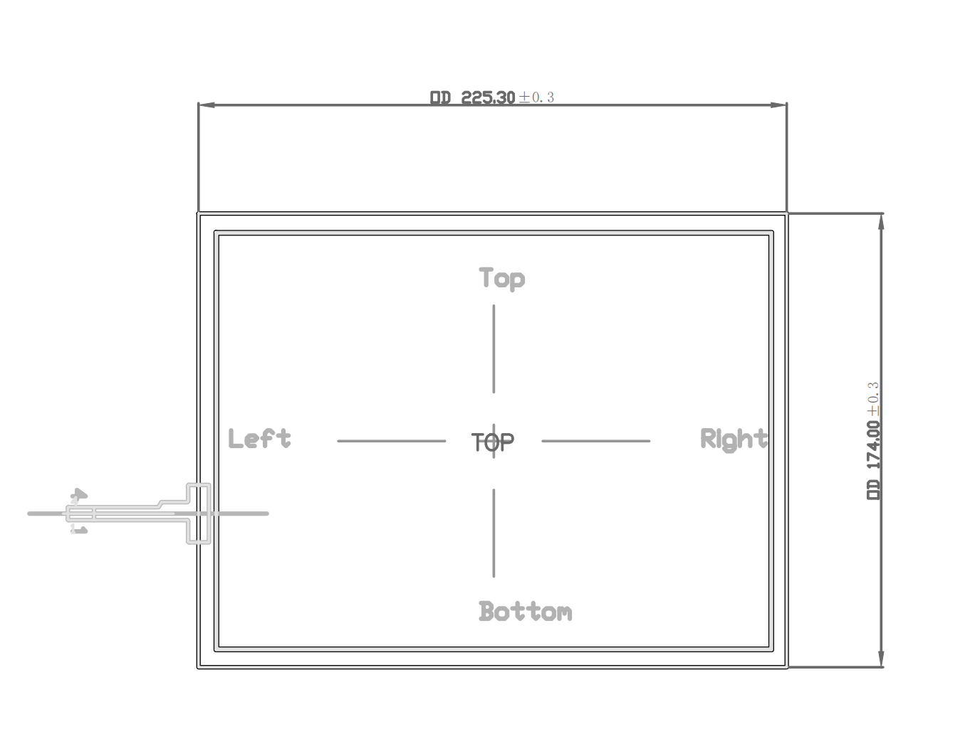 Touch Screen Panel 10,4 Inch Resistive AA1272-10.4