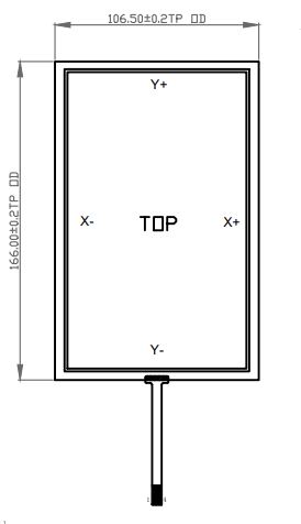 Touch Screen Panel 7 Inch Resistive AA1022-7