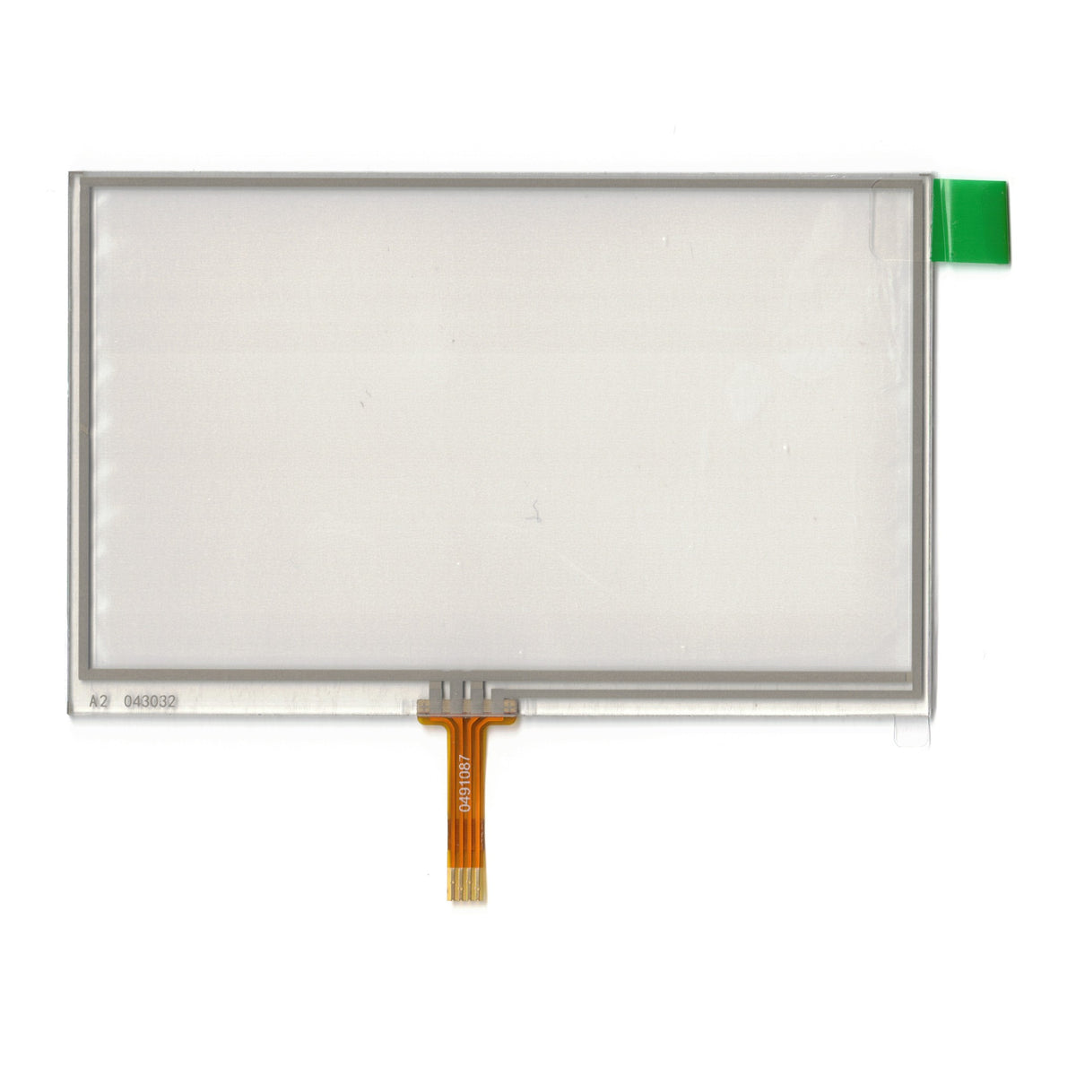 AA1018-43 touch screen panel – real photo (flatbed scan)