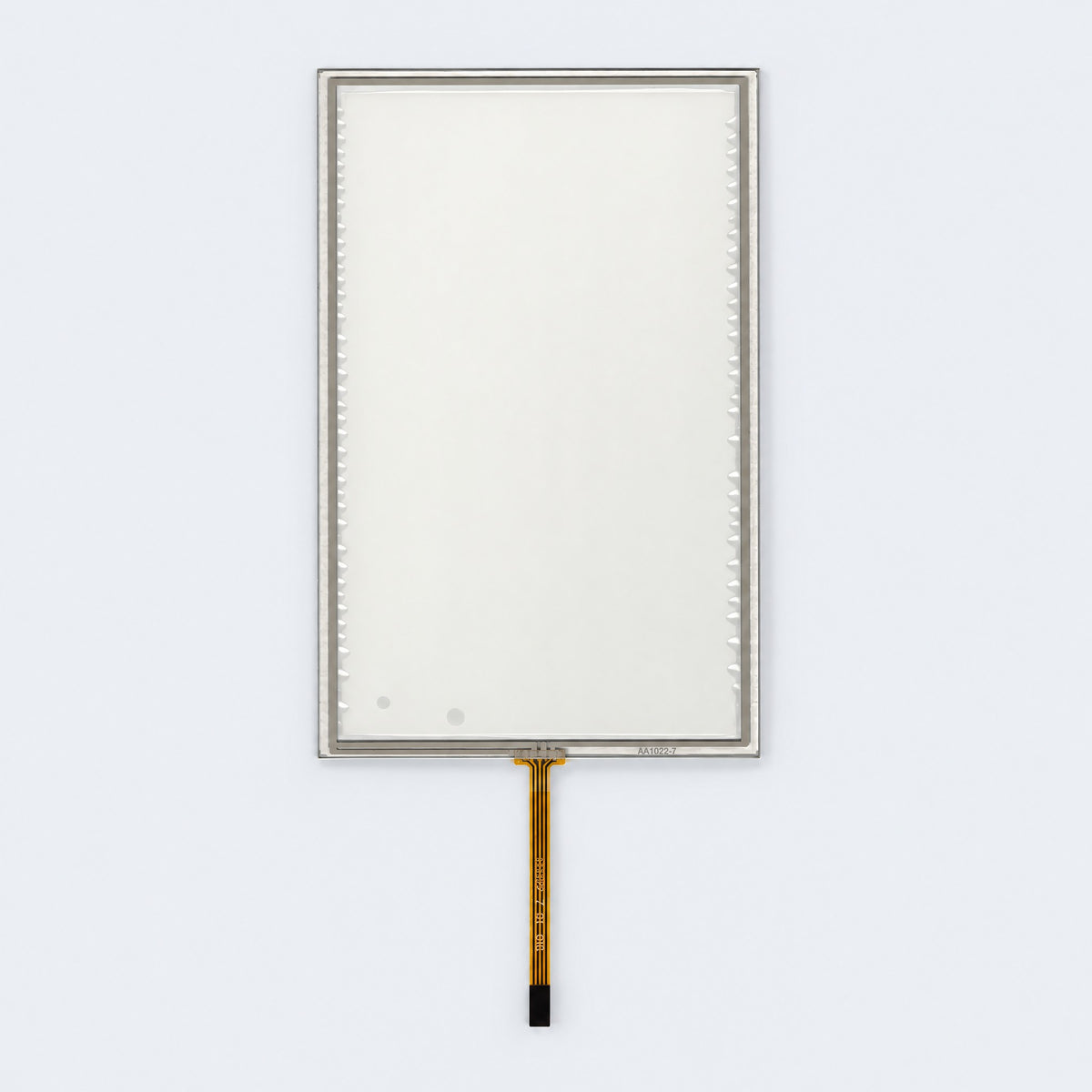 AA1022-7 touch screen panel – AI visualization based on a scan of the real product