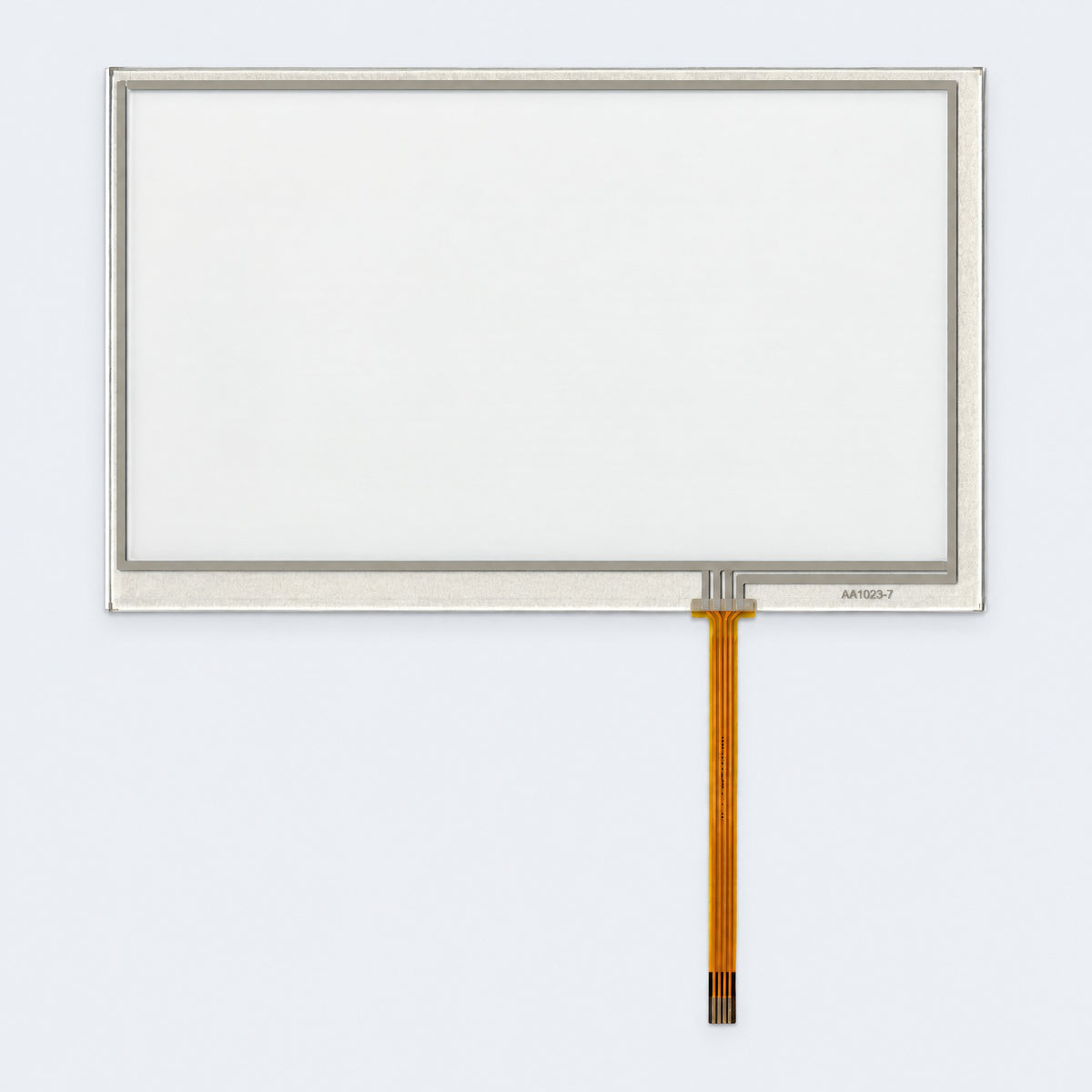 AA1023-7 touch screen panel – AI visualization based on a scan of the real product