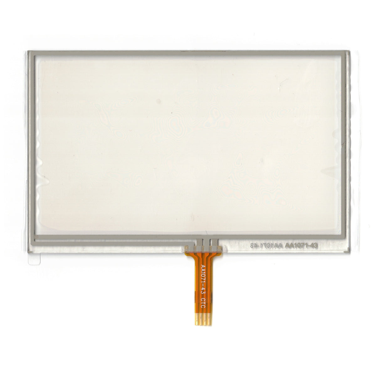 AA1071-43 touch screen panel – real photo (flatbed scan)