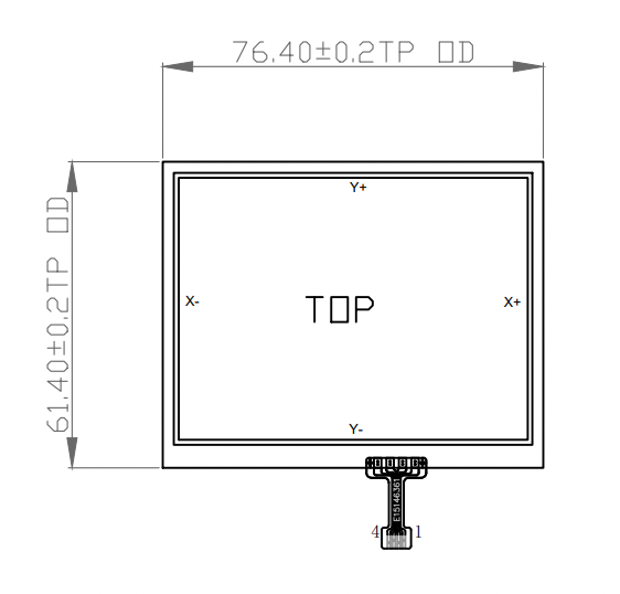 Touch Screen Panel 3,5 Inch Resistive AA1021-35