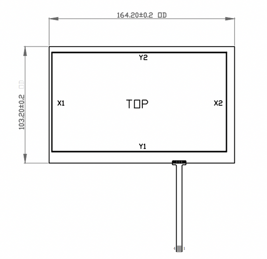 Touch Screen Panel 7 Inch Resistive AA1023-7