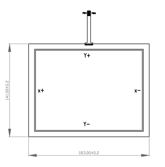 Touch Screen Panel 8 Inch Resistive AA1037-8