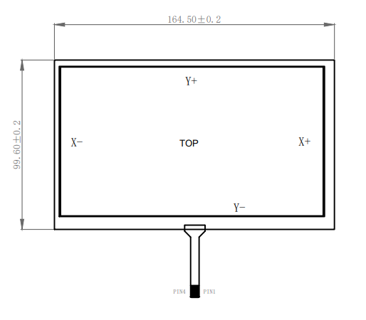 Touch Screen Panel 7 Inch Resistive AA1046-7